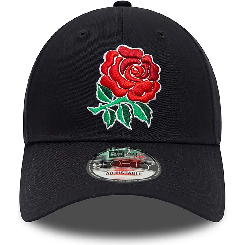 kasketter-buet-marinebla-justerbar-rem-9forty-core-fra-england-rugby-rfu-af-new-era