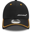 kasketter-buet-sort-justerbar-rem-9forty-contrast-piping-fra-mclaren-racing-formula-1-af-new-era