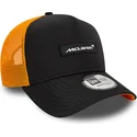 sort-og-orange-9forty-a-frame-patch-front-trucker-cap-fra-mclaren-racing-formula-1-af-new-era