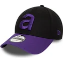 sort-og-violet-justerbar-kurvet-kasket-9forty-contrast-fra-aprilia-piaggio-fra-new-era