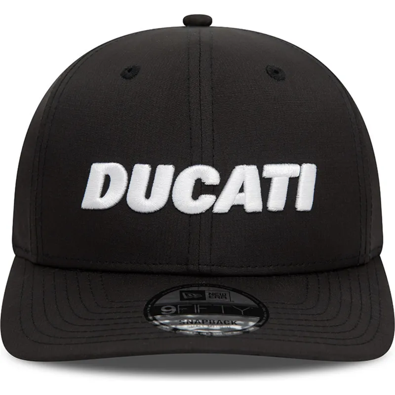 kasketter-buet-sort-snapback-9fifty-ripstop-fra-ducati-motor-motogp-af-new-era