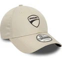 kasketter-buet-beige-justerbar-rem-9forty-ripstop-fra-ducati-motor-motogp-af-new-era