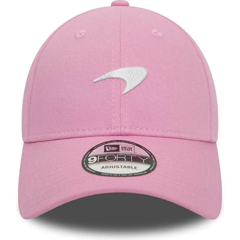 kasketter-buet-rosa-justerbar-rem-9forty-seasonal-fra-mclaren-racing-formula-1-af-new-era