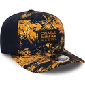 gorra-kurvet-orange-og-marinebla-snapback-9fifty-all-over-print-fra-red-bull-racing-formula-1-fra-new-era