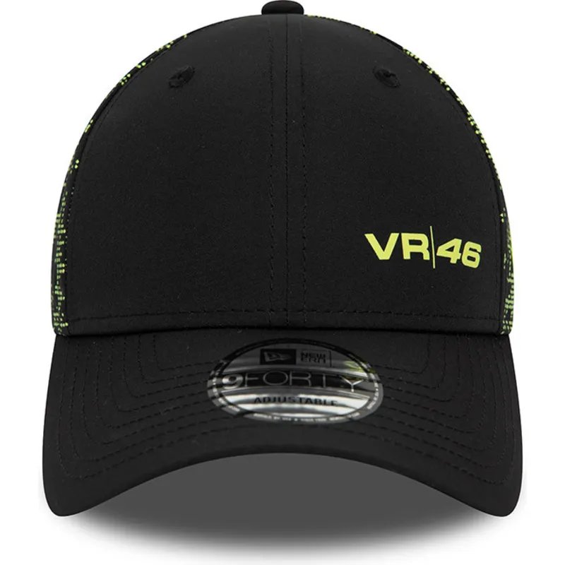 kasketter-buet-sort-snapback-9forty-poly-print-fra-valentino-rossi-vr46-motogp-af-new-era