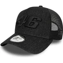 sort-9forty-a-frame-denim-valentino-rossi-vr46-motogp-trucker-kasket-fra-new-era