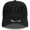 kasketter-buet-sort-snapback-9forty-a-frame-denim-fra-valentino-rossi-vr46-motogp-af-new-era