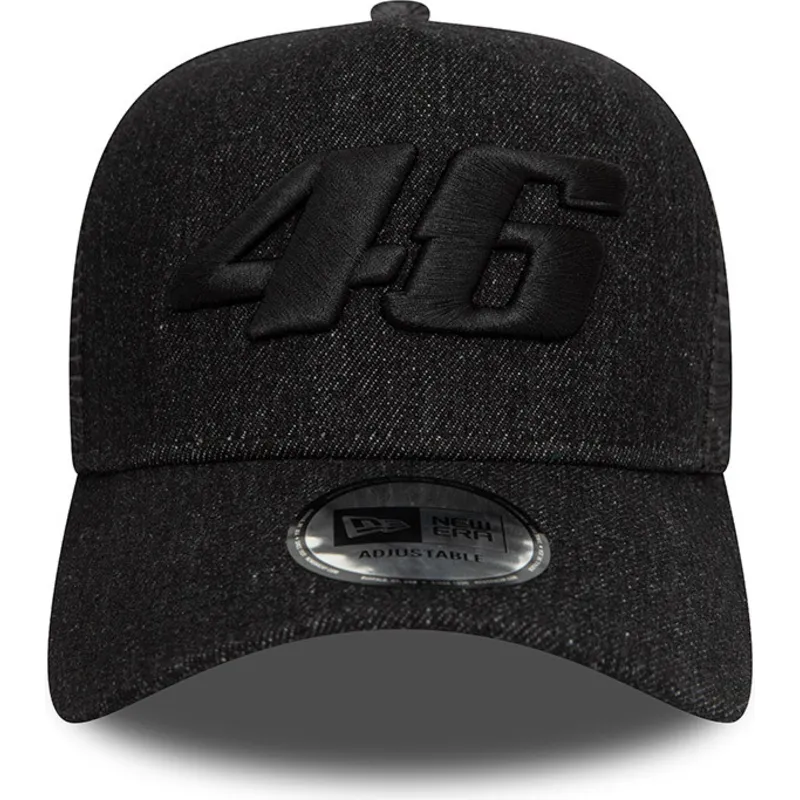 kasketter-buet-sort-snapback-9forty-a-frame-denim-fra-valentino-rossi-vr46-motogp-af-new-era