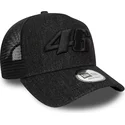 sort-9forty-a-frame-denim-valentino-rossi-vr46-motogp-trucker-kasket-fra-new-era