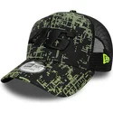 sort-trucker-cap-9forty-a-frame-poly-print-af-valentino-rossi-vr46-motogp-fra-new-era