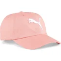 puma-essentials-cat-logo-bb-justerbar-lyserod-buet-kasket