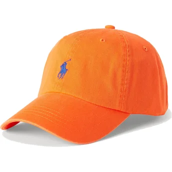Kasketter buet orange justerbar rem Cotton Chino Classic Sport af Polo Ralph Lauren