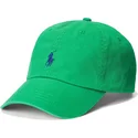 gron-justerbar-buet-kasket-med-blat-logo-cotton-chino-classic-sport-fra-polo-ralph-lauren