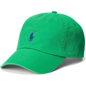 Kasketter buet grøn justerbar rem Cotton Chino Classic Sport af Polo Ralph Lauren