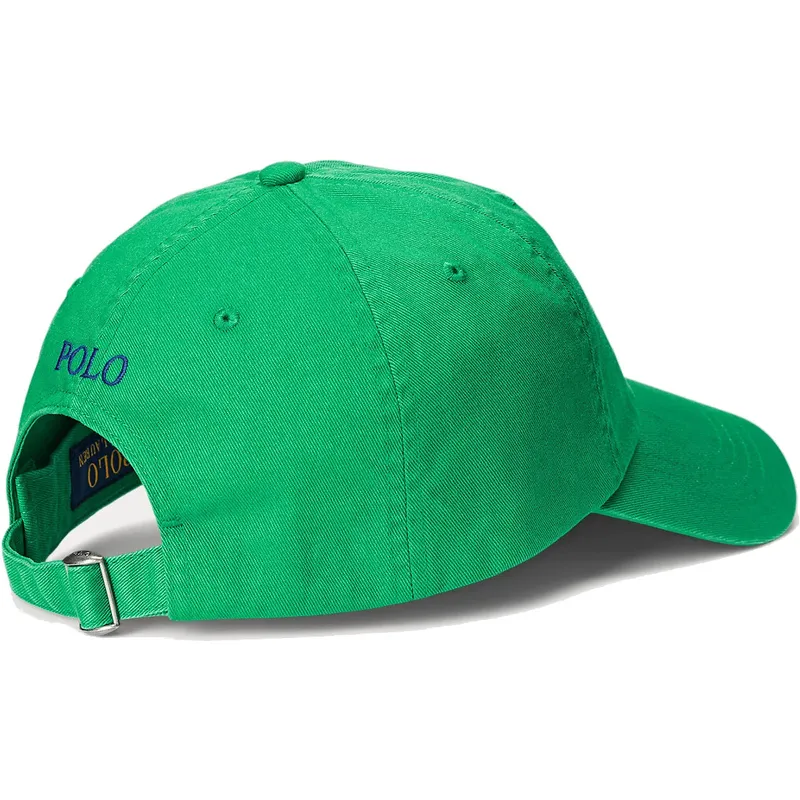 kasketter-buet-gron-justerbar-rem-af-polo-ralph-lauren