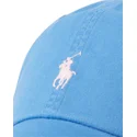 bla-justerbar-kasket-med-hvidt-logo-cotton-chino-classic-sport-fra-polo-ralph-lauren
