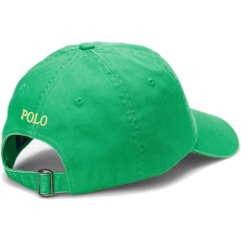 kasketter-buet-gron-justerbar-rem-af-polo-ralph-lauren kasketter-buet-gron-justerbar-rem-af-polo-ralph-lauren