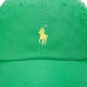 gron-justerbar-buet-kasket-med-gult-logo-cotton-chino-classic-sport-fra-polo-ralph-lauren