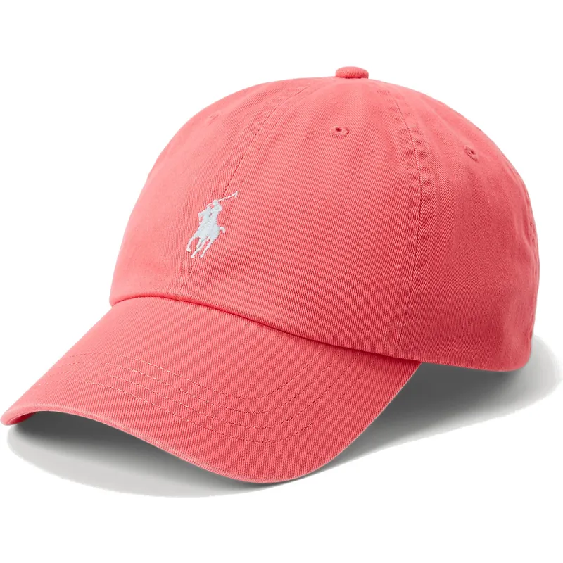 kasketter-buet-rod-justerbar-rem-af-polo-ralph-lauren kasketter-buet-rod-justerbar-rem-af-polo-ralph-lauren