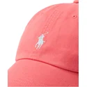 polo-ralph-lauren-cotton-chino-classic-sport-justerbar-lys-rod-buet-kasket-med-hvidt-logo