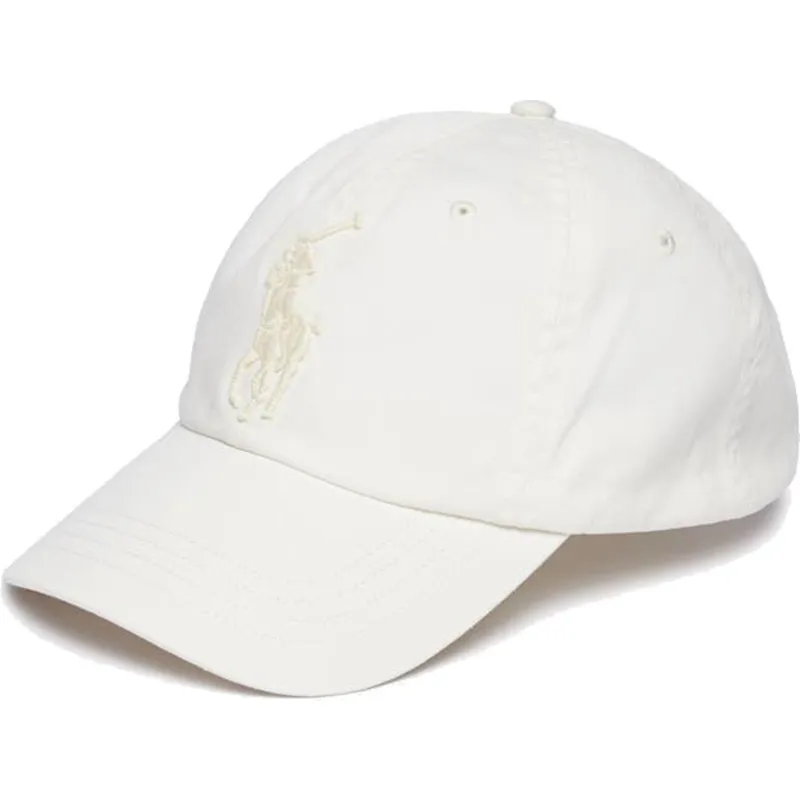 kasketter-buet-beige-justerbar-rem-af-polo-ralph-lauren kasketter-buet-beige-justerbar-rem-af-polo-ralph-lauren