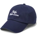 kasketter-buet-marinebla-justerbar-rem-af-polo-ralph-lauren
