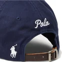 kasketter-buet-marinebla-justerbar-rem-af-polo-ralph-lauren