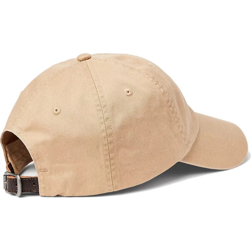 kasketter-buet-beige-justerbar-rem-af-polo-ralph-lauren kasketter-buet-beige-justerbar-rem-af-polo-ralph-lauren