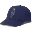 kasketter-buet-marinebla-justerbar-rem-af-polo-ralph-lauren