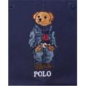 kasketter-buet-marinebla-justerbar-rem-af-polo-ralph-lauren
