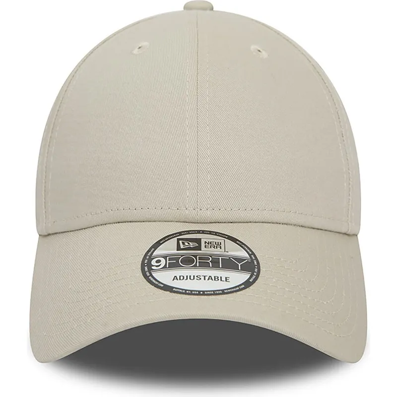 kasketter-buet-beige-justerbar-rem-9forty-af-new-era