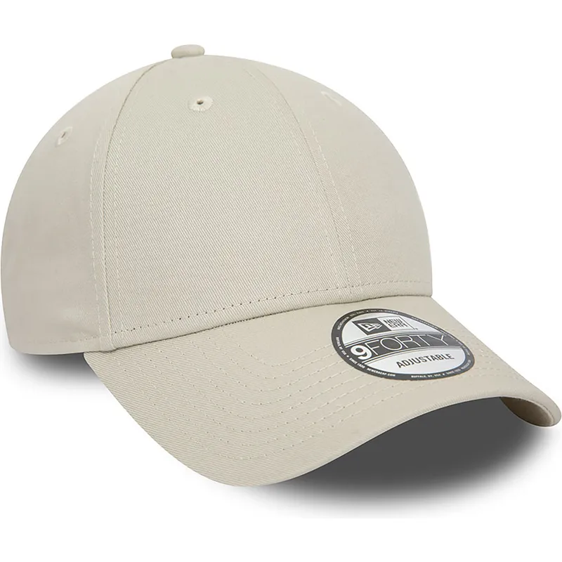 kasketter-buet-beige-justerbar-rem-9forty-af-new-era