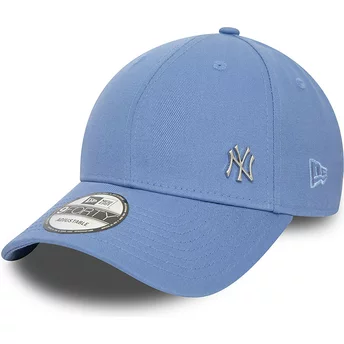 New Era Curved Brim 9FORTY Flawless New York Yankees MLB Blue Snapback Cap