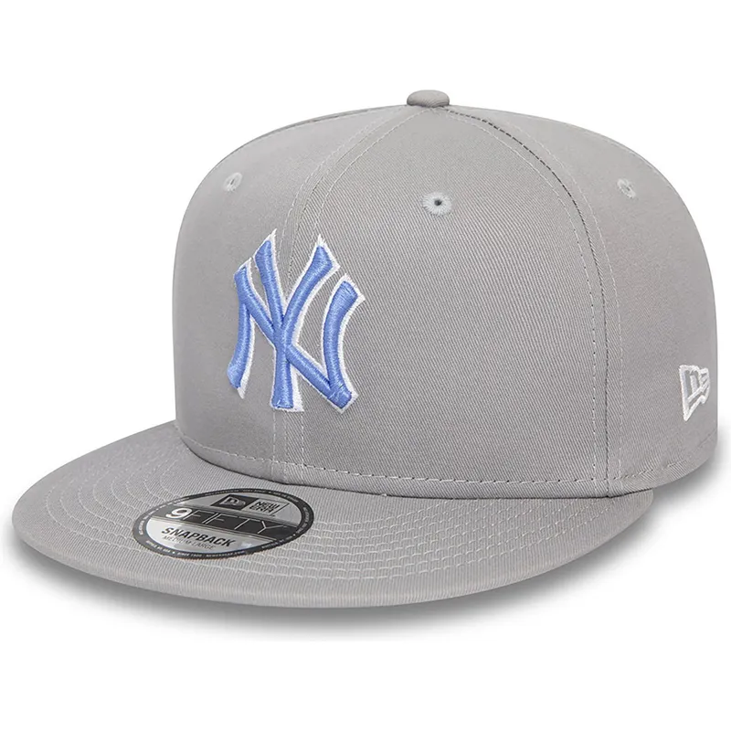 kasketter-flad-gra-snapback-9fifty-outline-fra-new-york-yankees-mlb-af-new-era