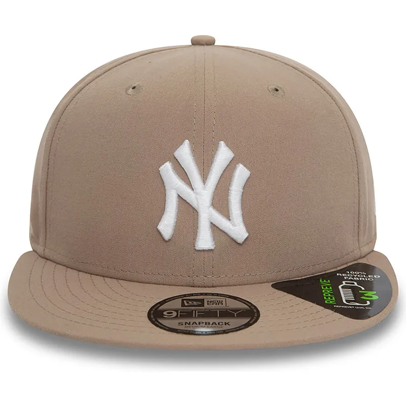 kasketter-flad-brun-snapback-9fifty-repreve-fra-new-york-yankees-mlb-af-new-era