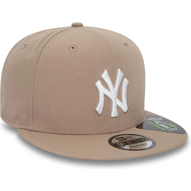 kasketter-flad-brun-snapback-9fifty-repreve-fra-new-york-yankees-mlb-af-new-era