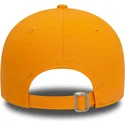 new-era-new-york-yankees-mlb-9forty-league-essential-justerbar-orange-kasket-med-sort-logo