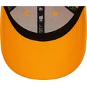 justerbar-orange-buet-cap-med-sort-logo-9forty-league-essential-fra-new-york-yankees-mlb-fra-new-era