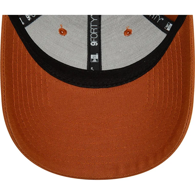kasketter-buet-brun-justerbar-rem-9forty-league-essential-fra-new-york-yankees-mlb-af-new-era