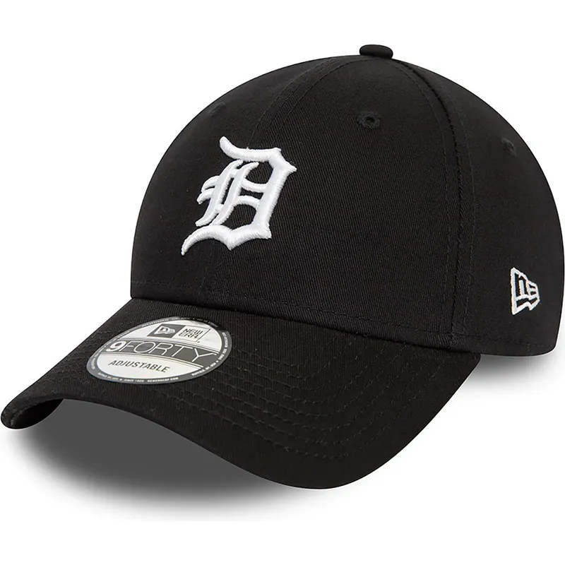 kasketter-buet-sort-justerbar-rem-9forty-league-essential-fra-detroit-tigers-mlb-af-new-era