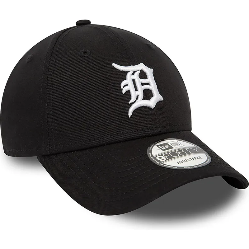 kasketter-buet-sort-justerbar-rem-9forty-league-essential-fra-detroit-tigers-mlb-af-new-era
