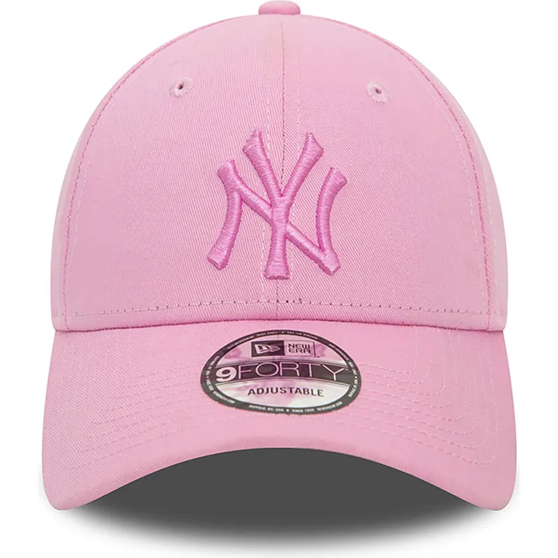 kasketter-buet-rosa-justerbar-rem-9forty-league-essential-fra-new-york-yankees-mlb-af-new-era
