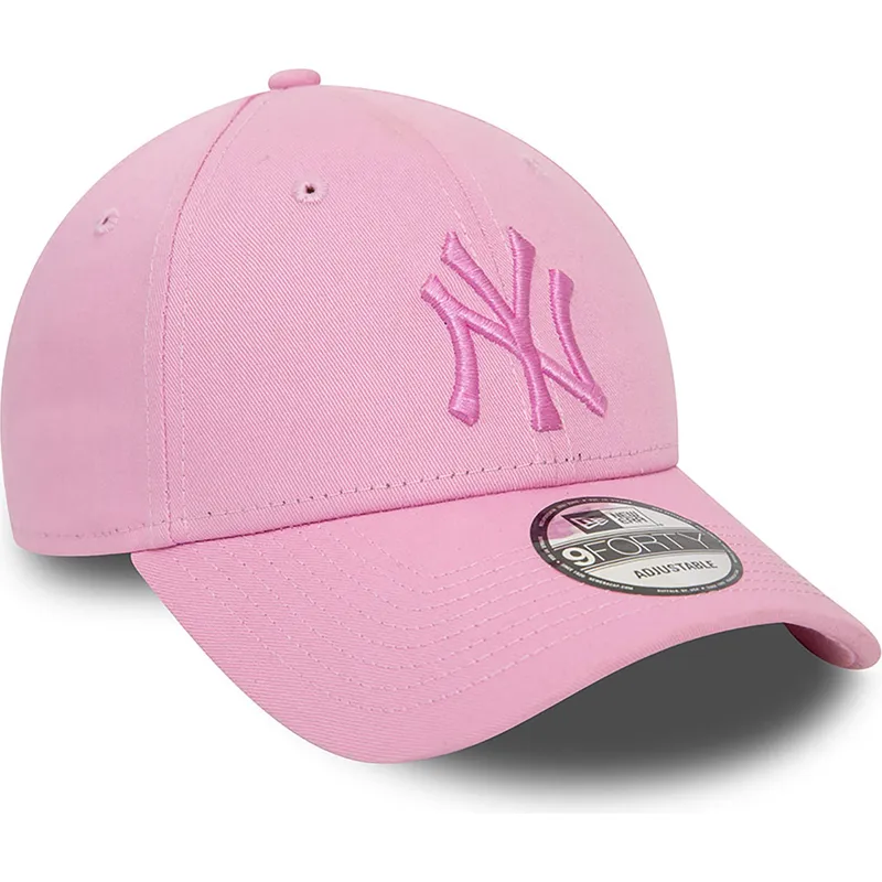 kasketter-buet-rosa-justerbar-rem-9forty-league-essential-fra-new-york-yankees-mlb-af-new-era