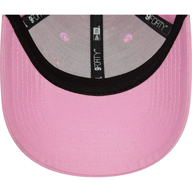 kasketter-buet-rosa-justerbar-rem-9forty-league-essential-fra-new-york-yankees-mlb-af-new-era