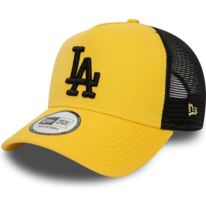 kasketter-buet-gul-snapback-negro-a-frame-league-essential-fra-los-angeles-dodgers-mlb-af-new-era