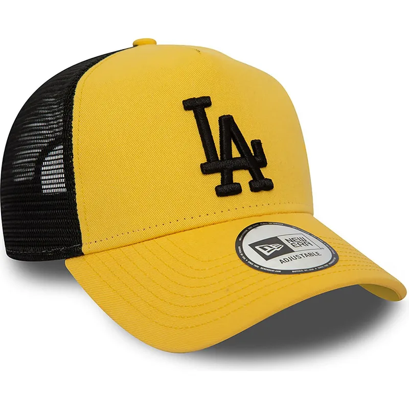 kasketter-buet-gul-snapback-negro-a-frame-league-essential-fra-los-angeles-dodgers-mlb-af-new-era