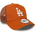 kasketter-buet-brun-snapback-a-frame-league-essential-fra-los-angeles-dodgers-mlb-af-new-era