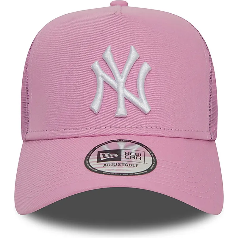 kasketter-buet-rosa-snapback-a-frame-league-essential-fra-new-york-yankees-mlb-af-new-era