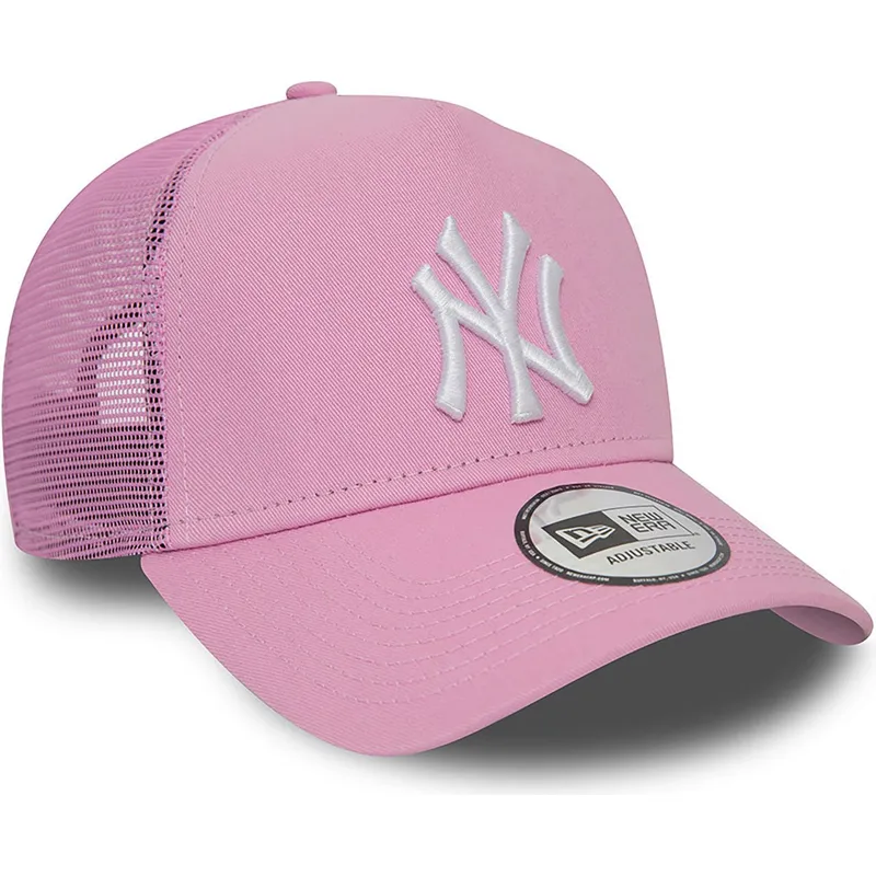 kasketter-buet-rosa-snapback-a-frame-league-essential-fra-new-york-yankees-mlb-af-new-era