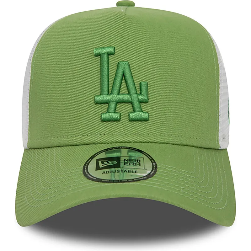 kasketter-buet-gron-snapback-a-frame-league-essential-fra-los-angeles-dodgers-mlb-af-new-era